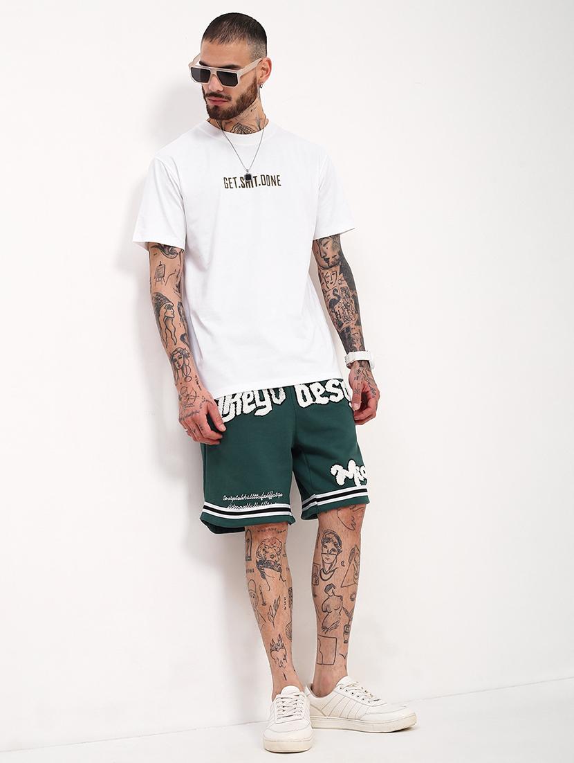 men front & back print round neck regular fit t-shirt - 21843270 - Standard Image - 6
