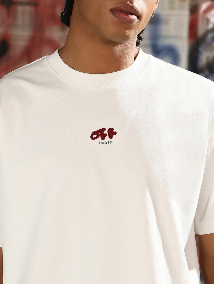 men back print round neck regular fit t-shirt - 21843272 - Standard Image - 4