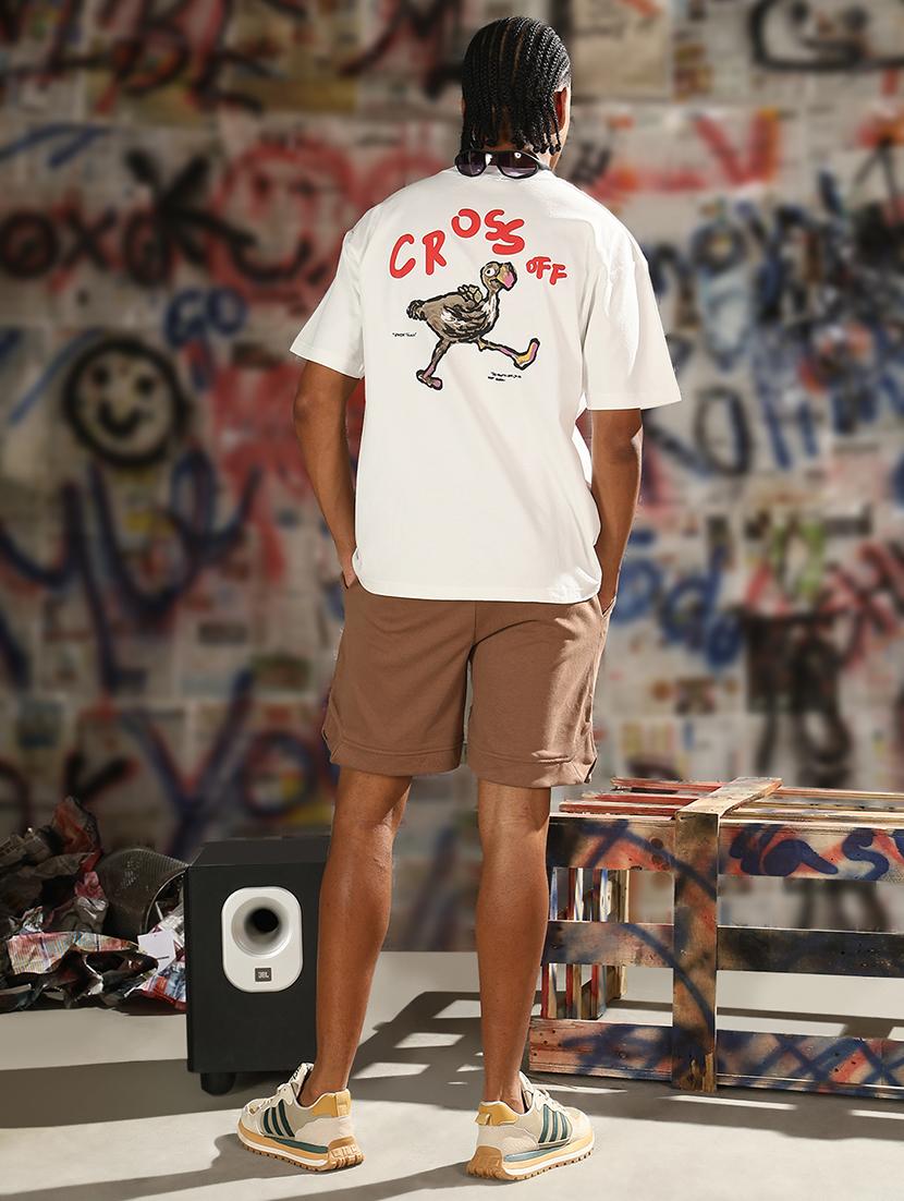men back print round neck regular fit t-shirt - 21843272 - Standard Image - 6