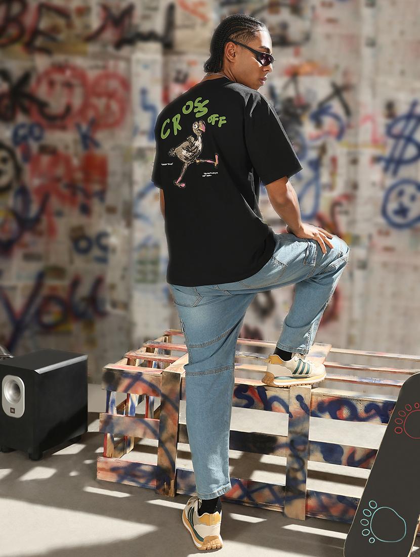 men back print round neck regular fit t-shirt - 21843273 - Standard Image - 6