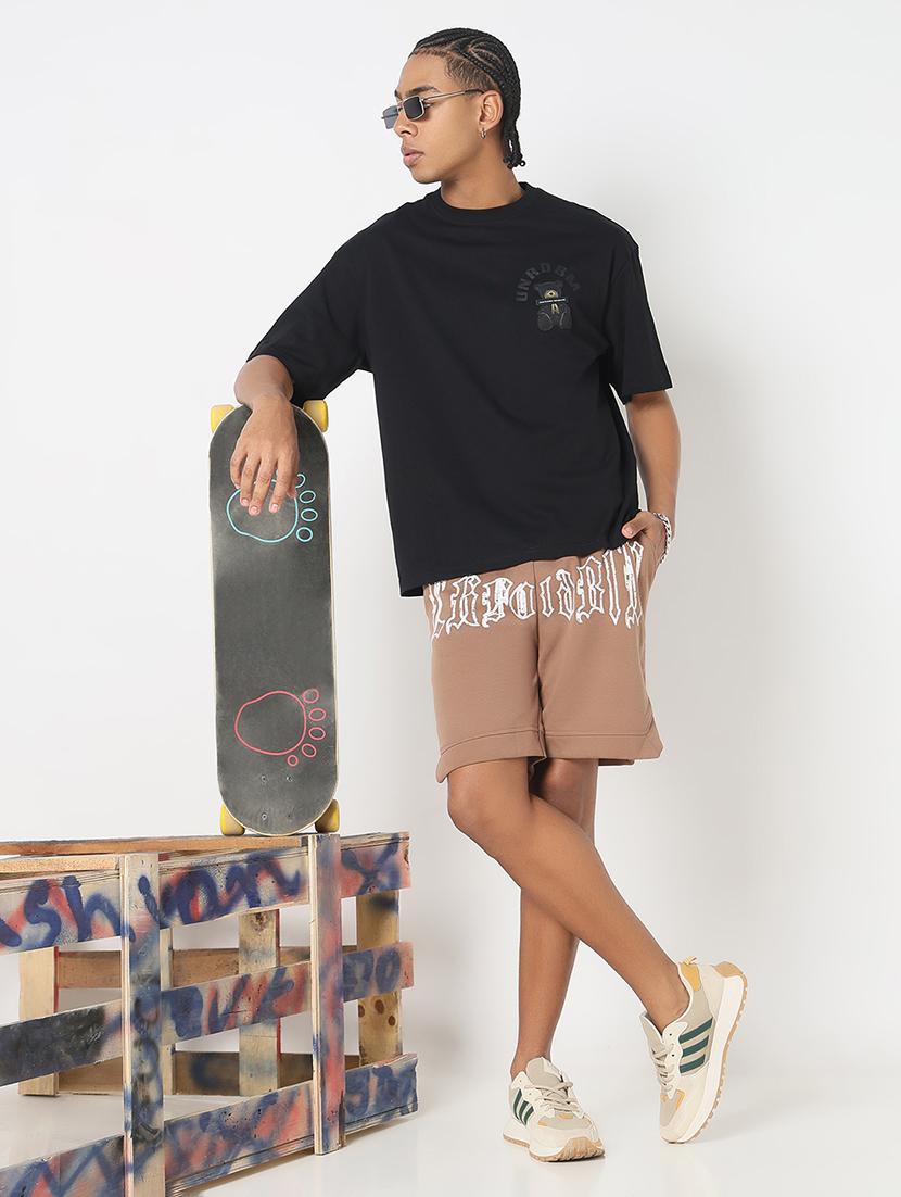 men back print round neck regular fit t-shirt - 21843278 - Standard Image - 6