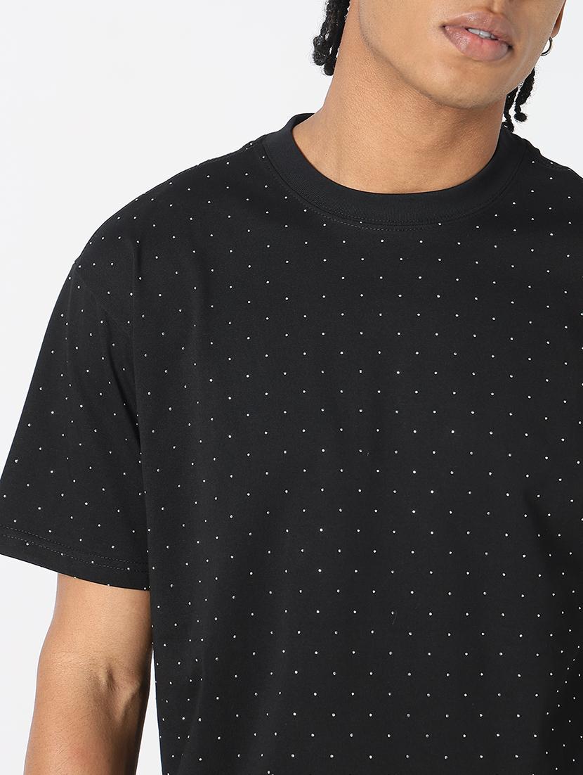 men all over print round neck regular fit t-shirt - 21843279 - Standard Image - 4