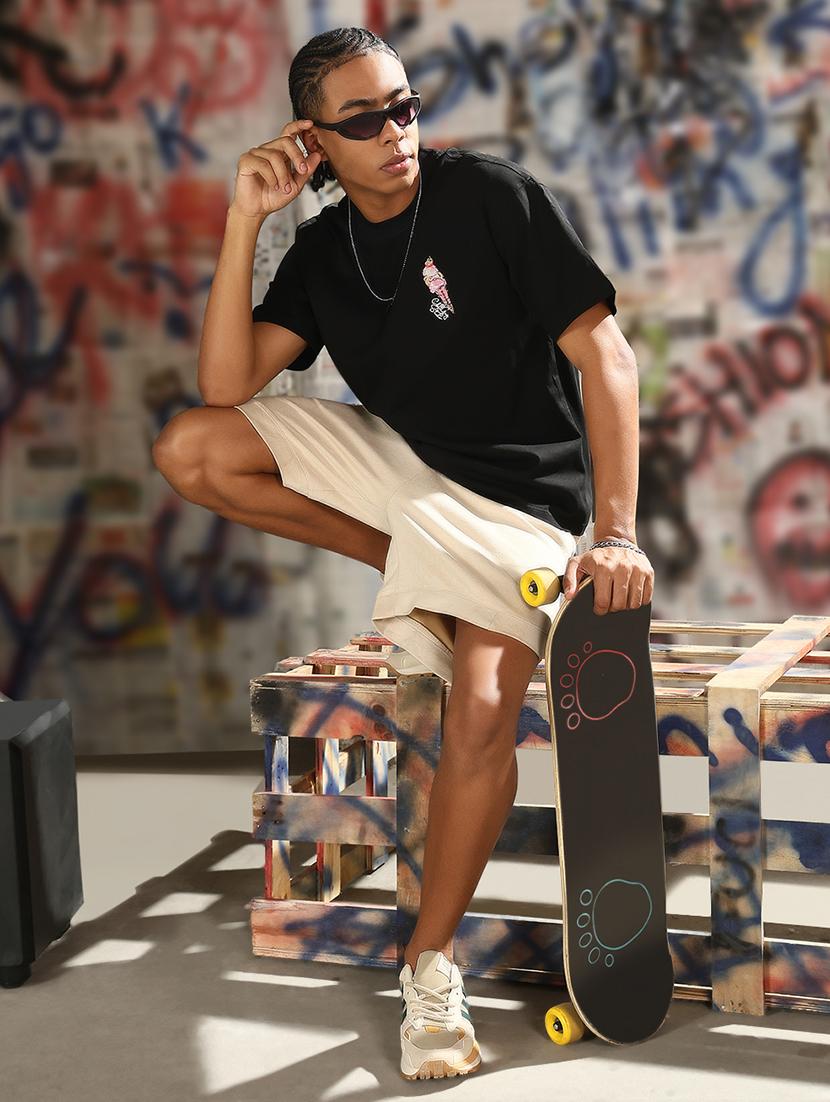 men back print round neck regular fit t-shirt - 21843298 - Standard Image - 6