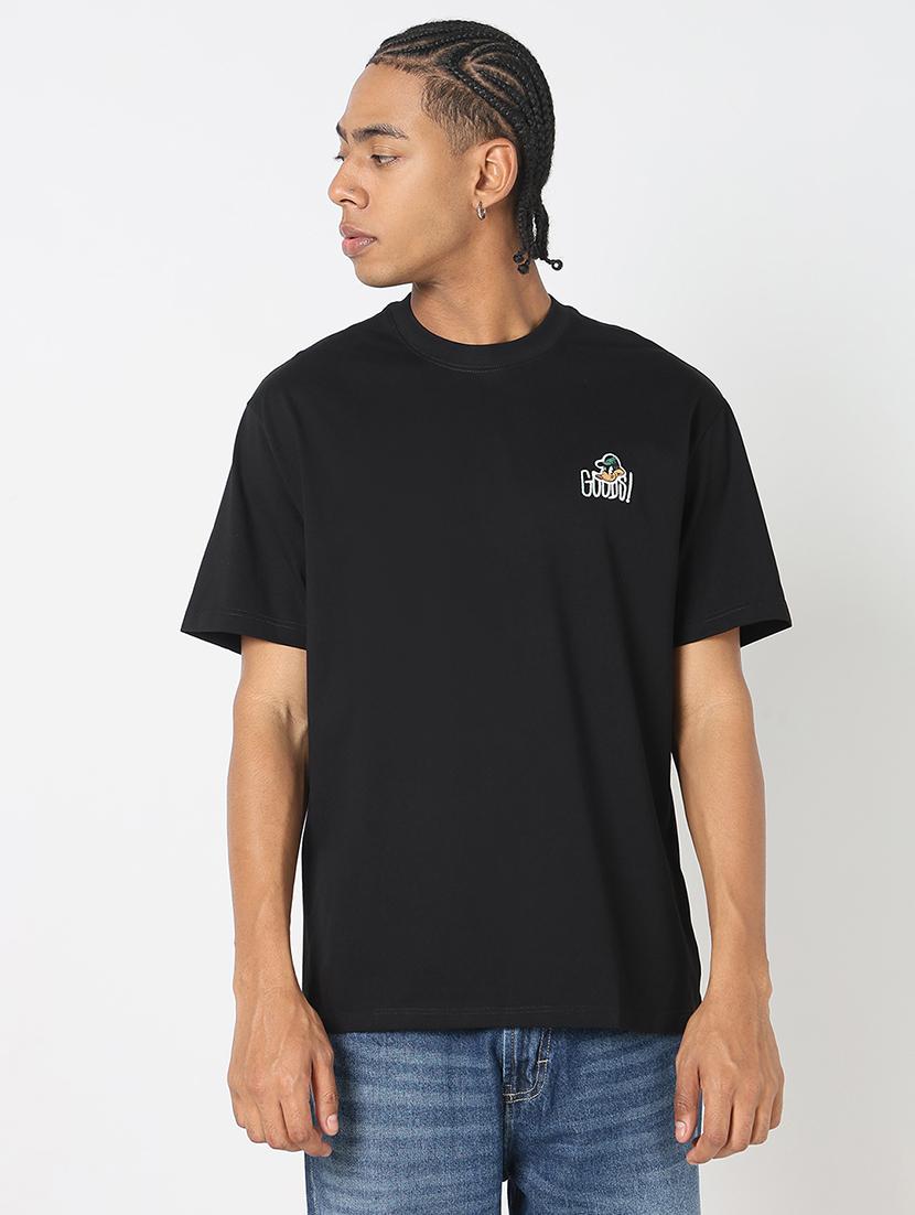 men back print round neck regular fit t-shirt - 21843308 - Standard Image - 1