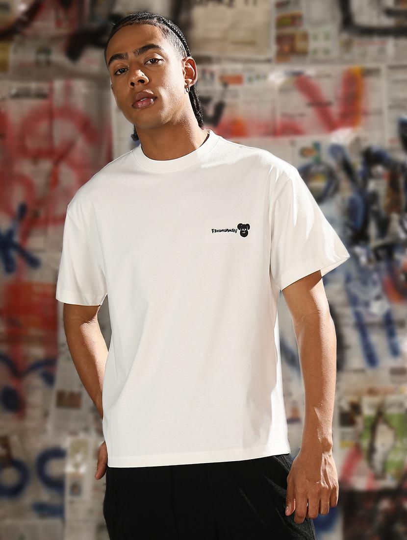 men plain round neck regular fit t-shirt - 21843320 - Standard Image - 1