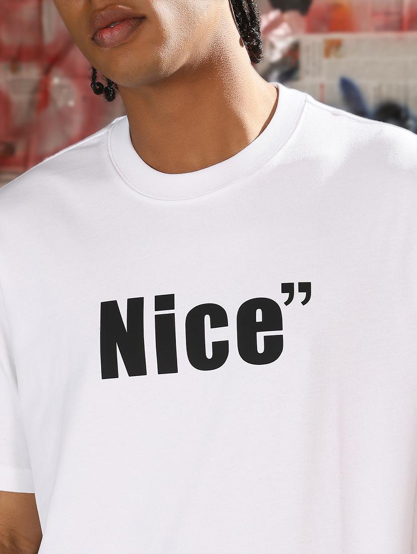 men chest print round neck regular fit t-shirt - 21843321 - Standard Image - 4