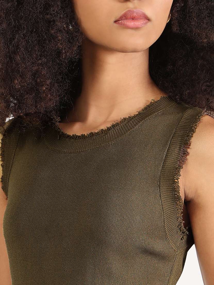 women solid top and trouser co-ord set - 21843423 -  Standard Image - 4