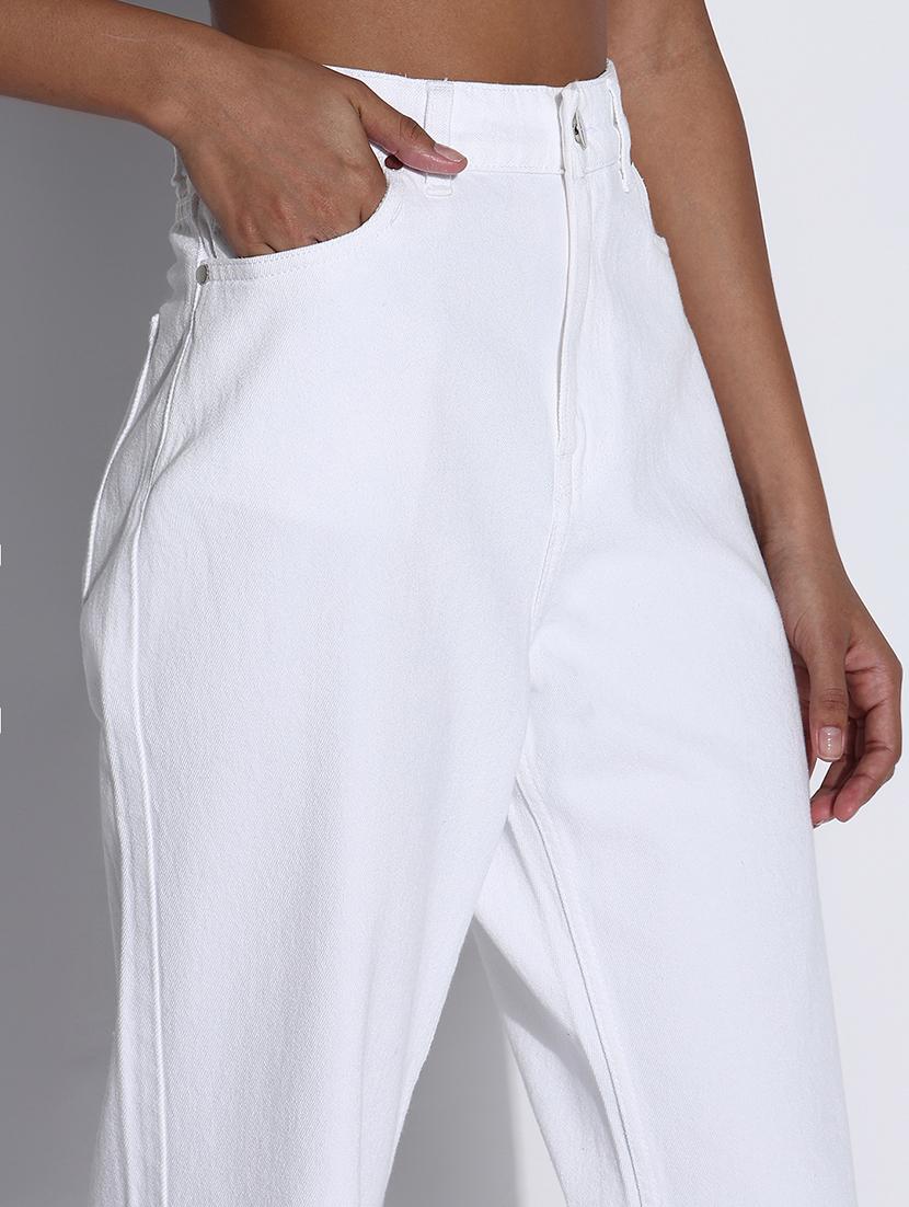 women high rise straight fit jean - 21843518 - Standard Image - 4