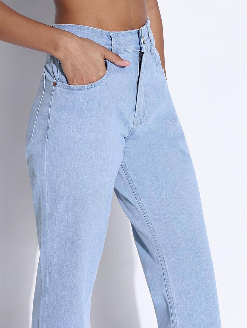 women high rise straight fit jean - 21843522 - Standard Image - 4