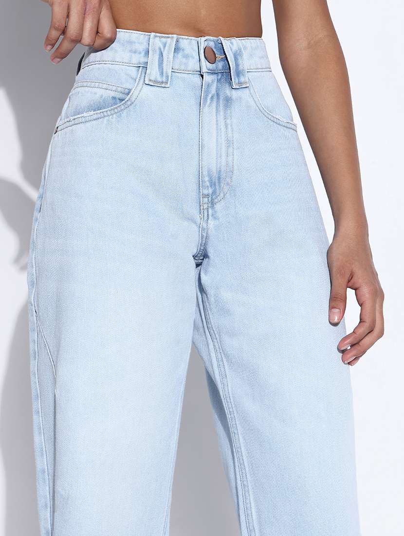 women high rise straight fit jean - 21843532 -  Standard Image - 4