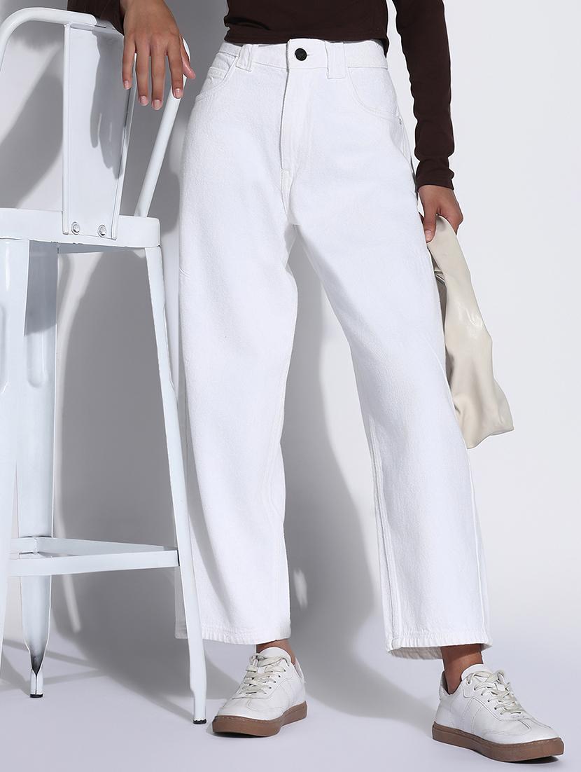 women high rise straight fit jean - 21843533 -  Zoom Image - 0