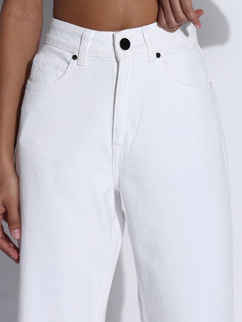 women high rise straight fit jean - 21843538 - Standard Image - 4