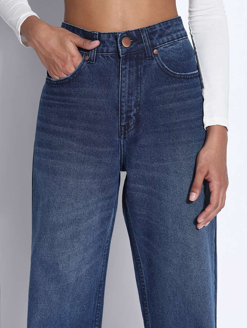 women high rise straight fit jean - 21843539 -  Standard Image - 4