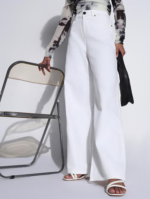 women high rise wide leg jean - 21843543 -  Standard Image - 0