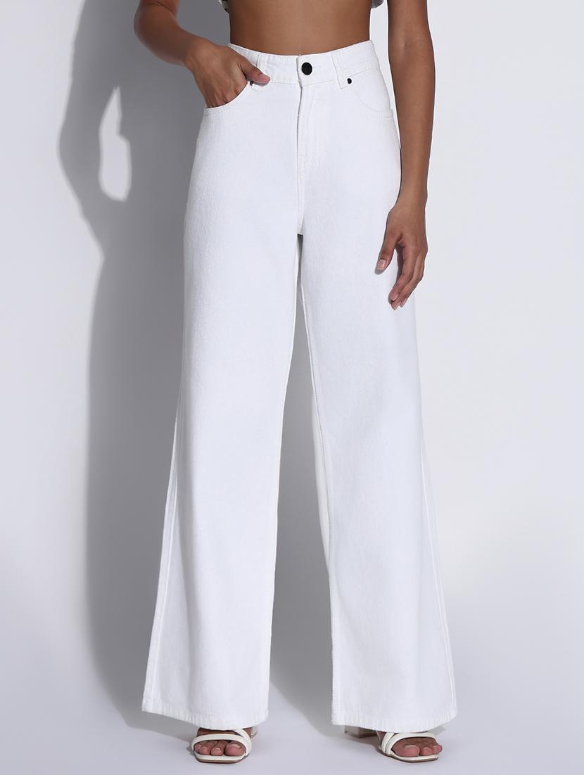 women high rise wide leg jean - 21843543 -  Standard Image - 1