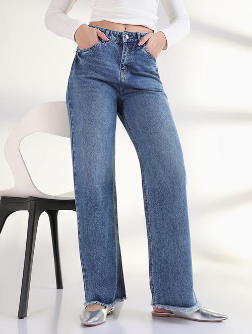 women high rise straight fit jean - 21843552 -  Standard Image - 0