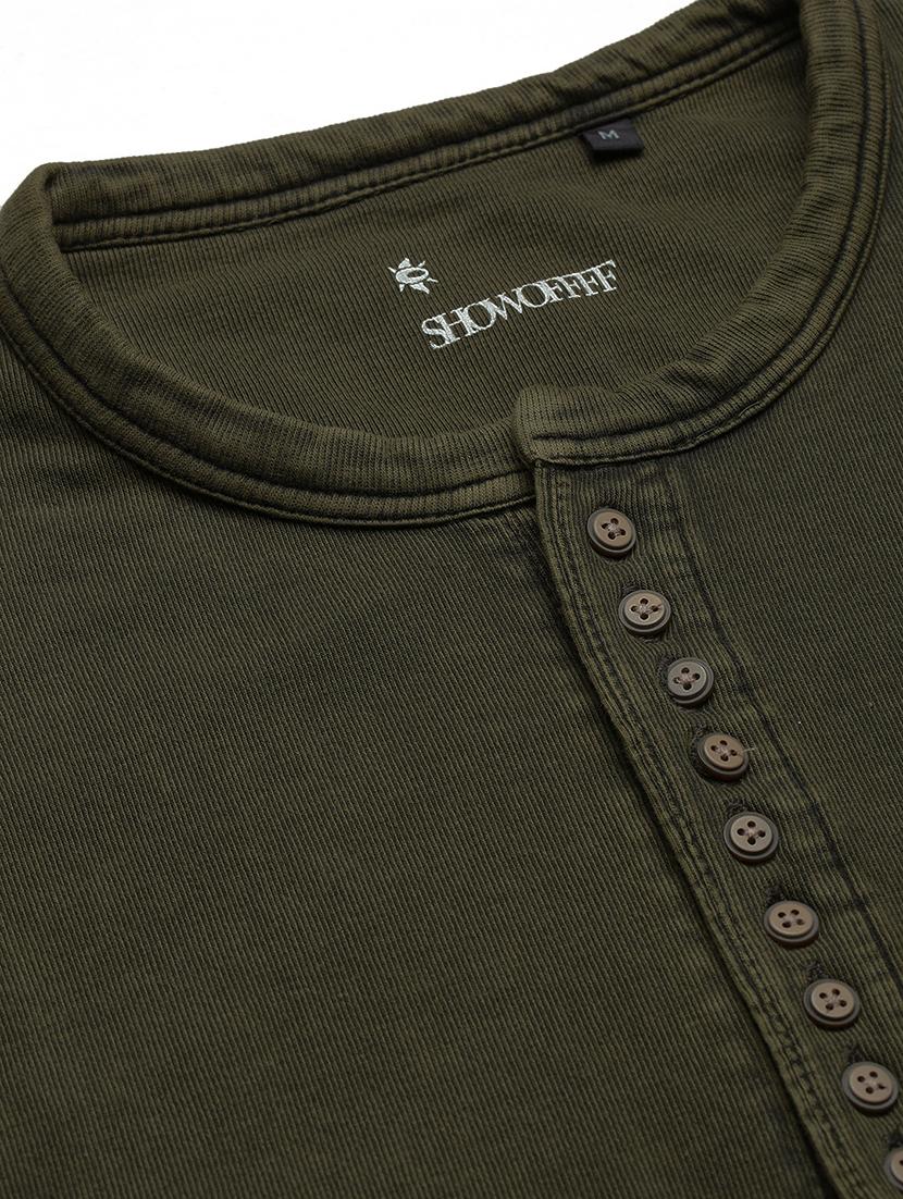 men green short sleeve solid slim fit t-shirt - 21843961 - Standard Image - 6