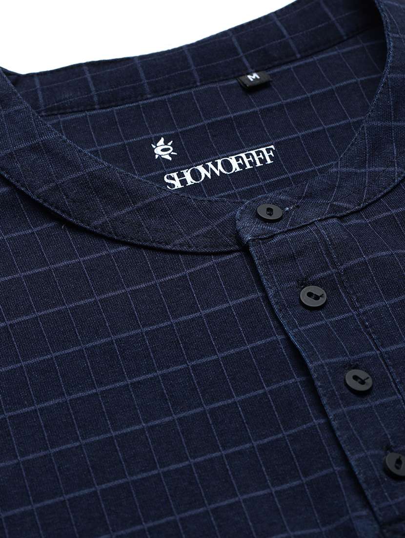 men navy blue short sleeve solid slim fit t-shirt - 21843976 -  Standard Image - 6