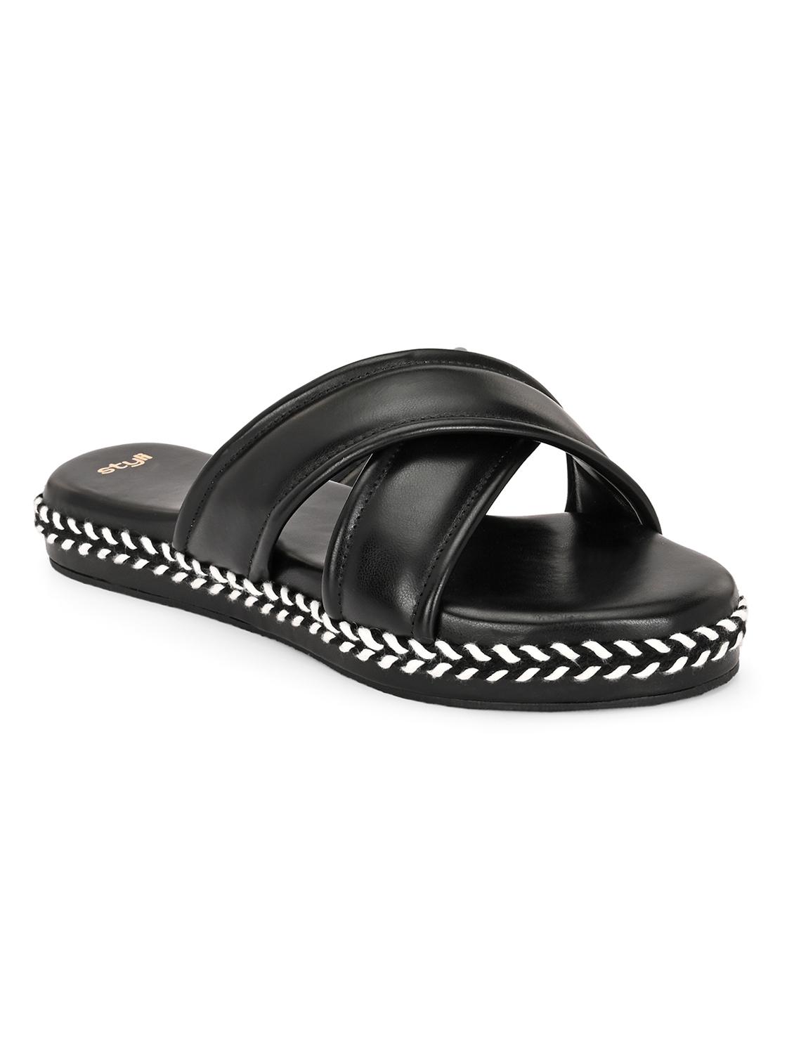 women black embellished flats - 21844121 -  Standard Image - 1