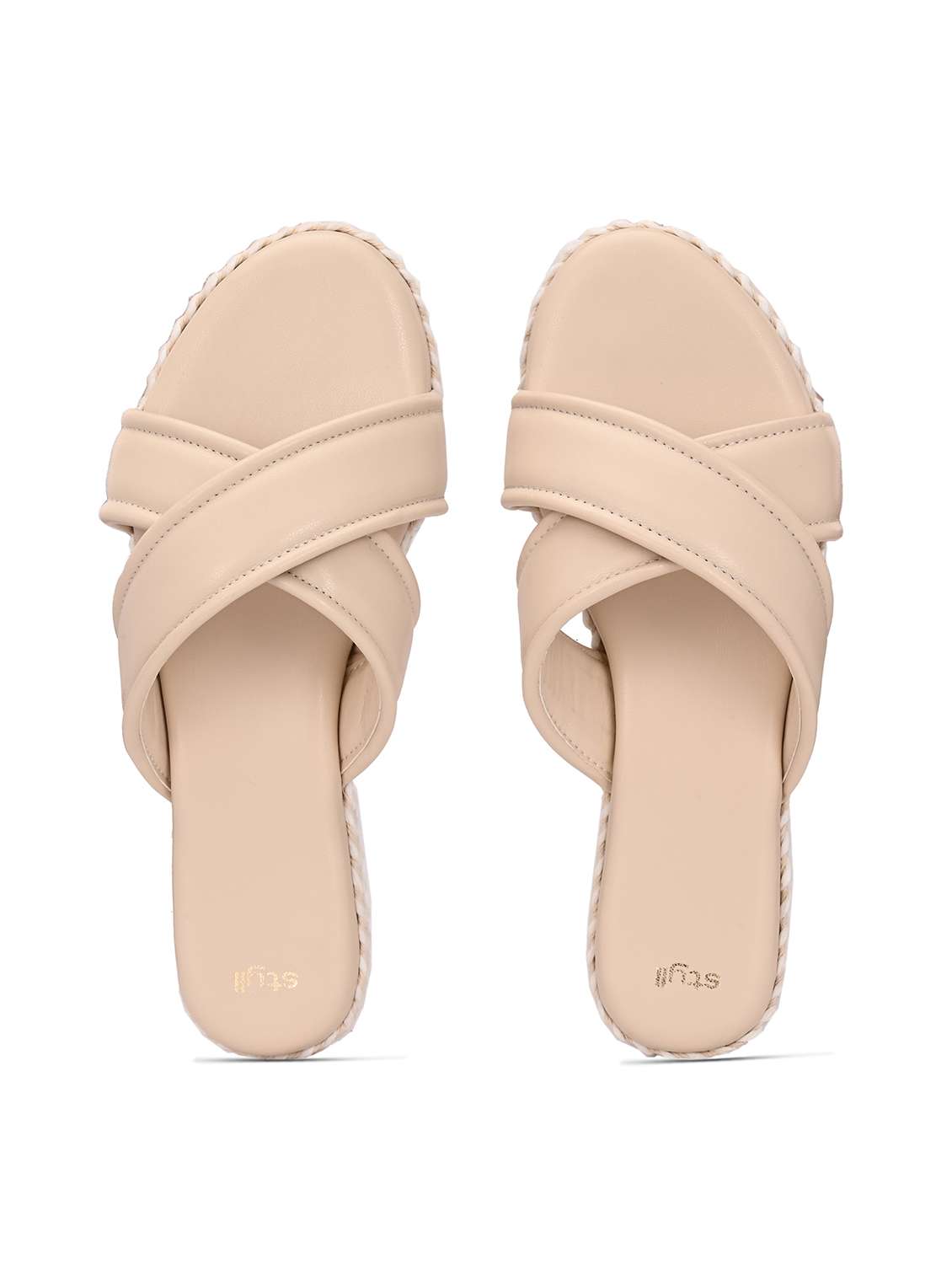 women off white slip on flats  - 21844122 -  Standard Image - 4