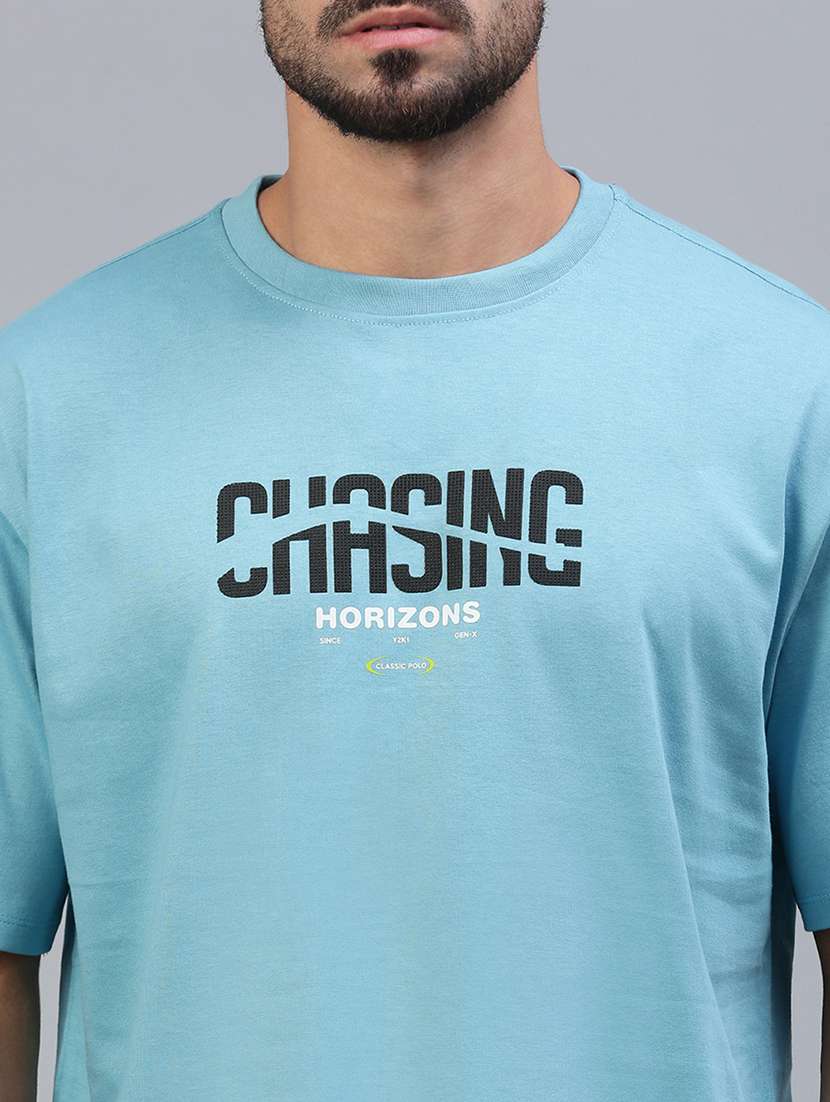 men typographic short sleeve slim fit t-shirt - 21844293 -  Standard Image - 4