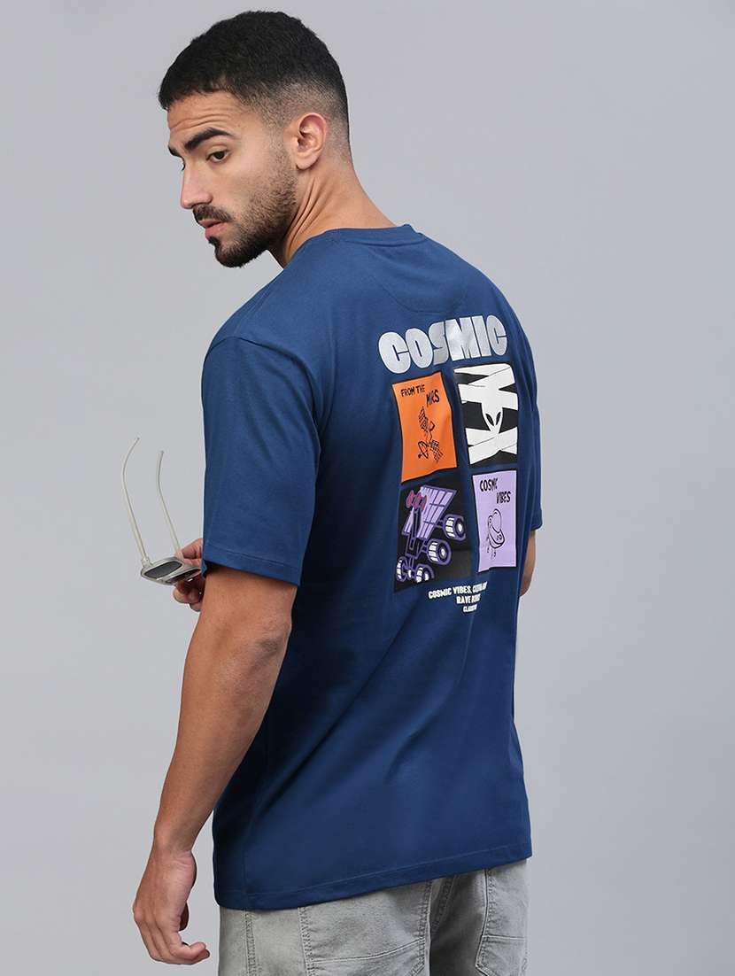 men typographic short sleeve slim fit t-shirt