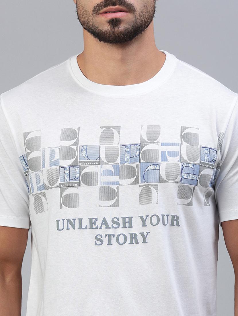 men typographic short sleeve slim fit t-shirt - 21844310 - Standard Image - 4