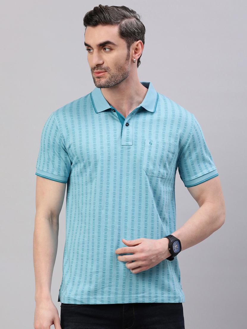 men stripes short sleeve slim fit polo t-shirt - 21844315 -  Standard Image - 1
