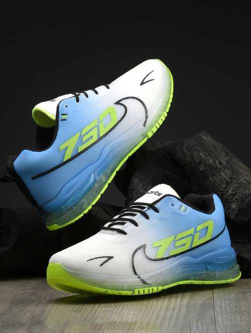 women light blue lace-up sports shoe