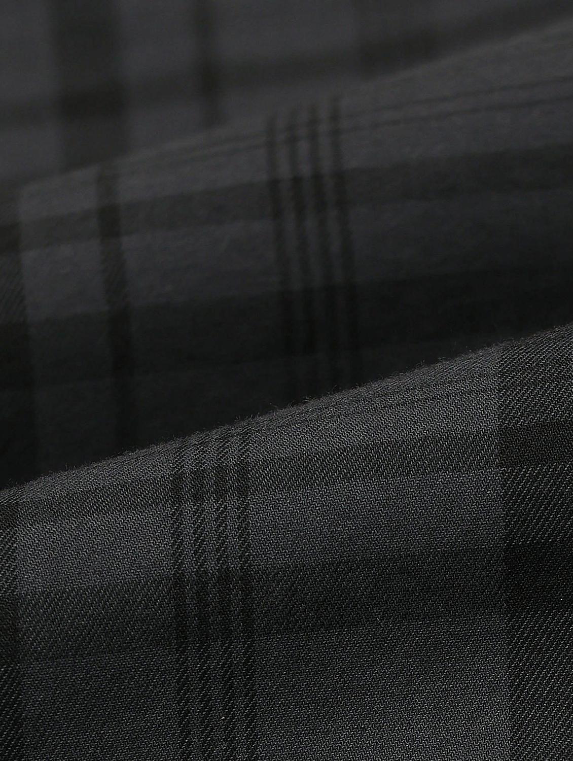 men checkered long sleeve slim fit casual shirt - 21844559 - Standard Image - 4