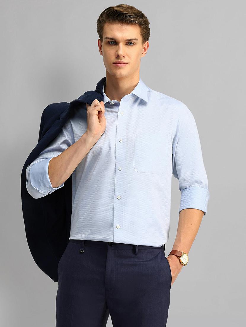 men solid long sleeve regular fit formal shirt - 21844604 -  Standard Image - 1