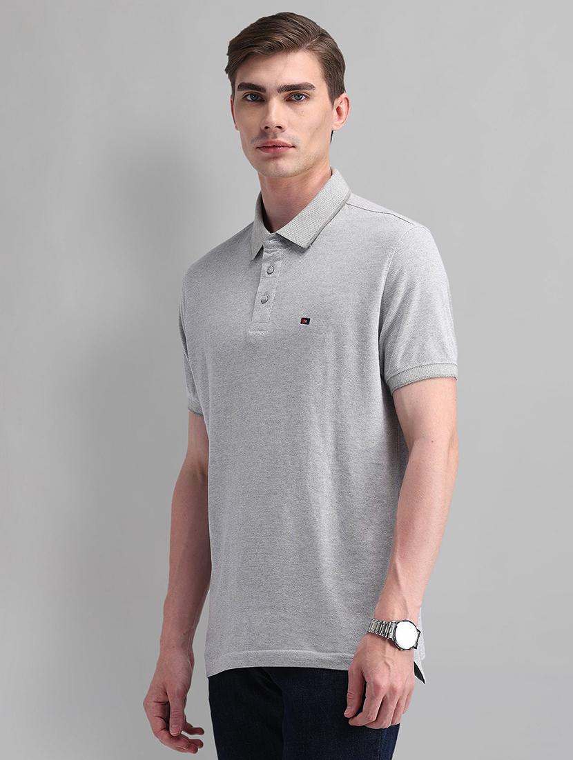 men solid short sleeve polo t-shirt - 21844706 -  Standard Image - 1