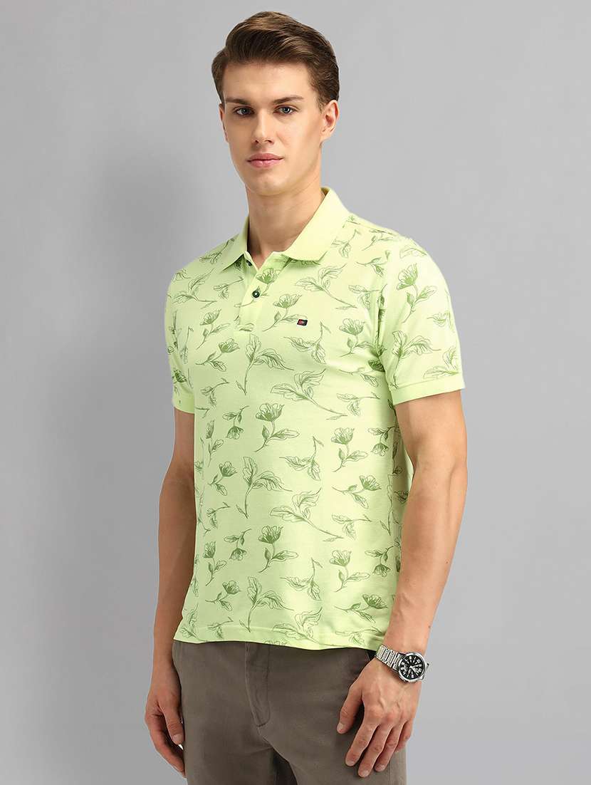 men printetd short sleeves polo t-shirt - 21844729 -  Standard Image - 1