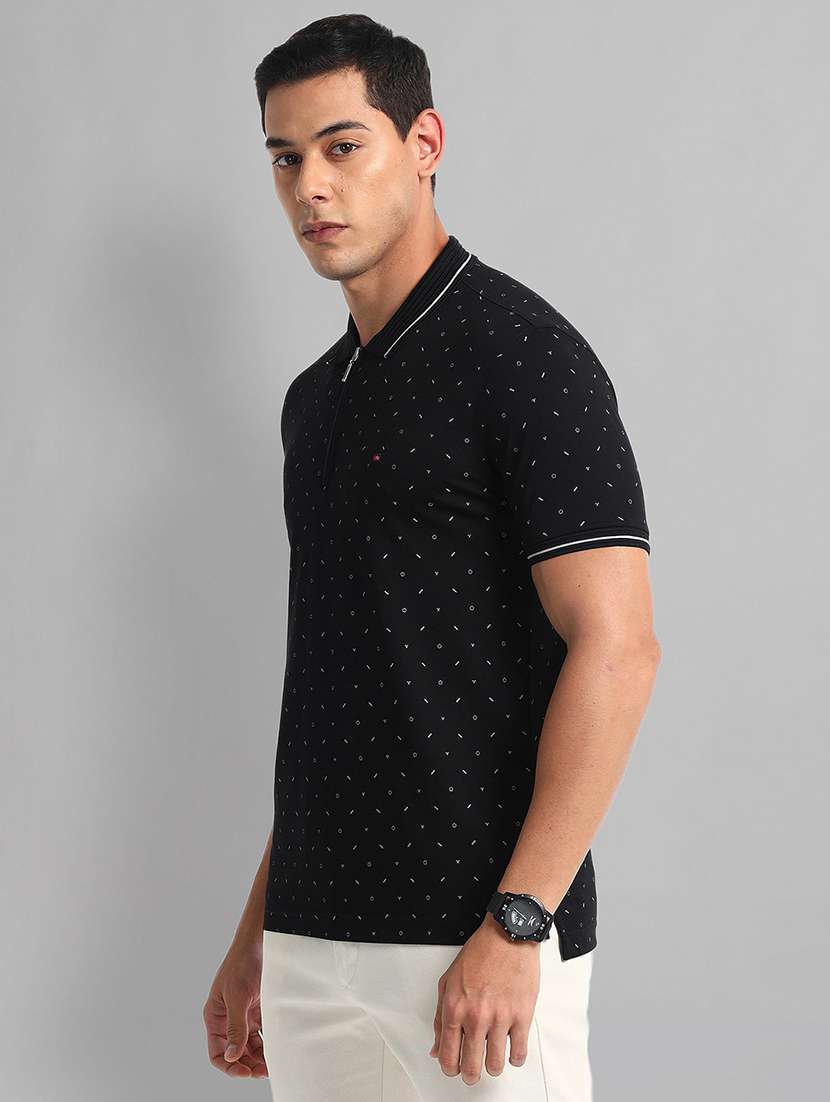 men printetd short sleeves polo t-shirt - 21844732 - Standard Image - 1