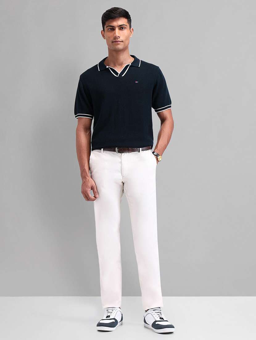 men solid short sleeves polo t-shirt - 21844734 - Standard Image - 4