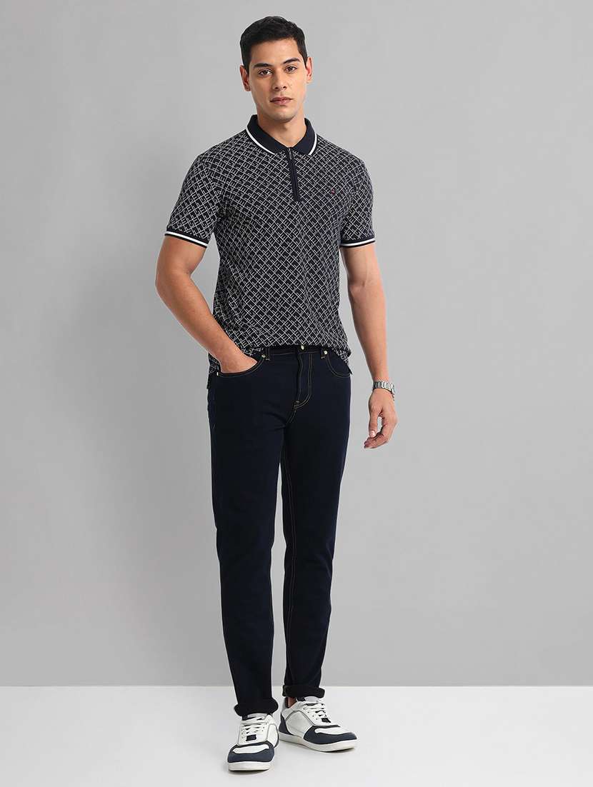 men printed short sleeves polo t-shirt - 21844740 - Standard Image - 4