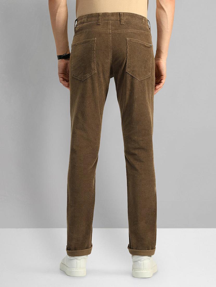 men solid mid rise chinos casual trouser - 21844754 -  Standard Image - 1