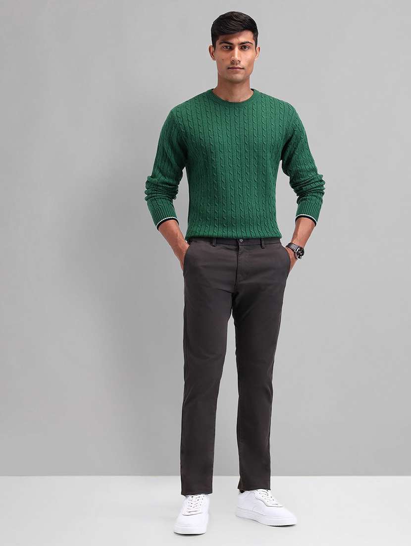 men self design long sleeve pullover sweater - 21844805 -  Standard Image - 4