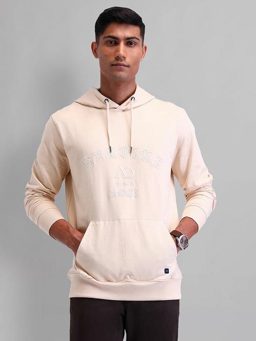 men solid long sleeve hooded sweatshirt - 21844819 -  Standard Image - 0
