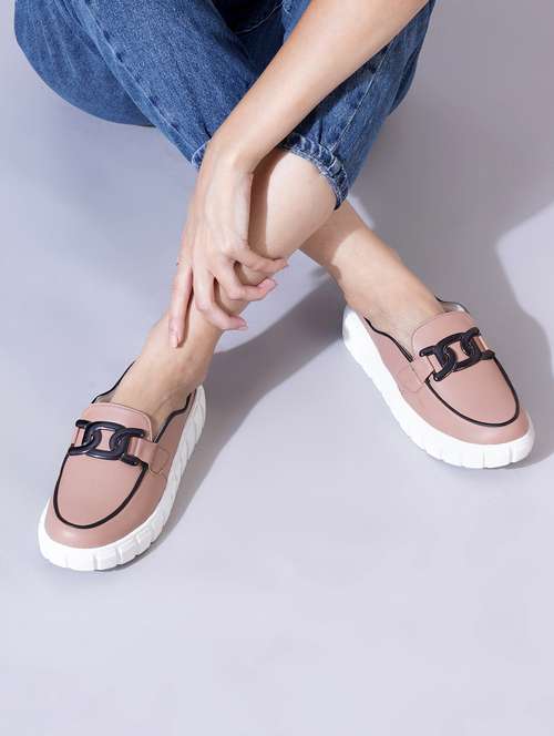 women pink slip on casual shoe - 21844831 - Standard Image - 0