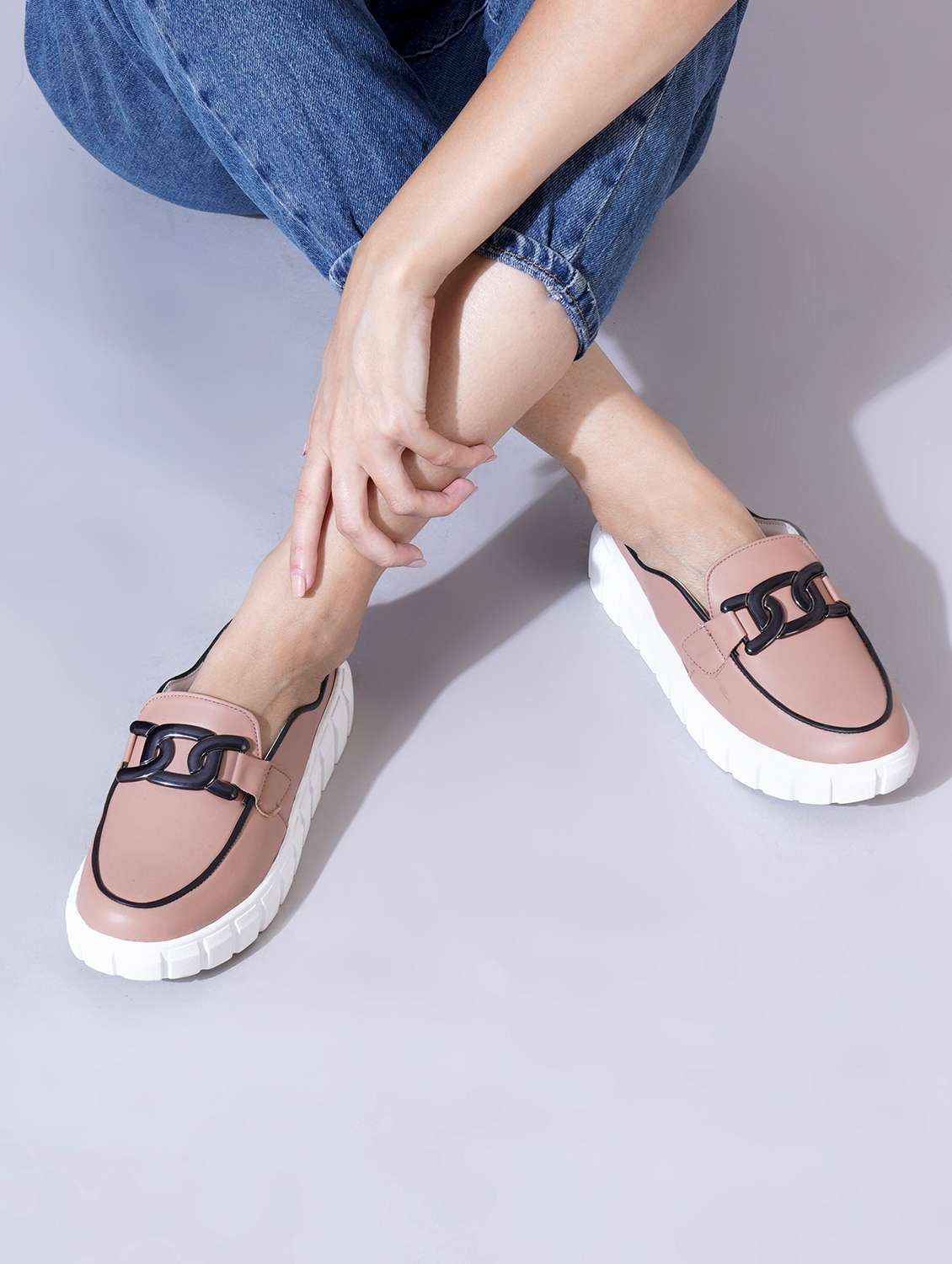 women pink slip on casual shoe - 21844831 - Zoom Image - 0