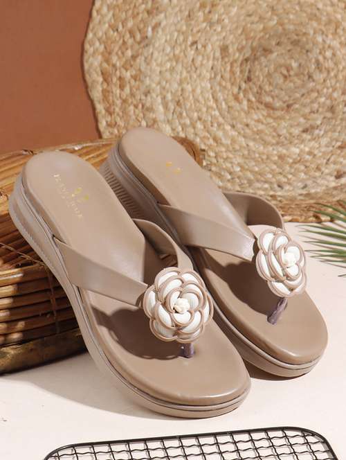 women brown slip on ballerina - 21844836 - Standard Image - 0