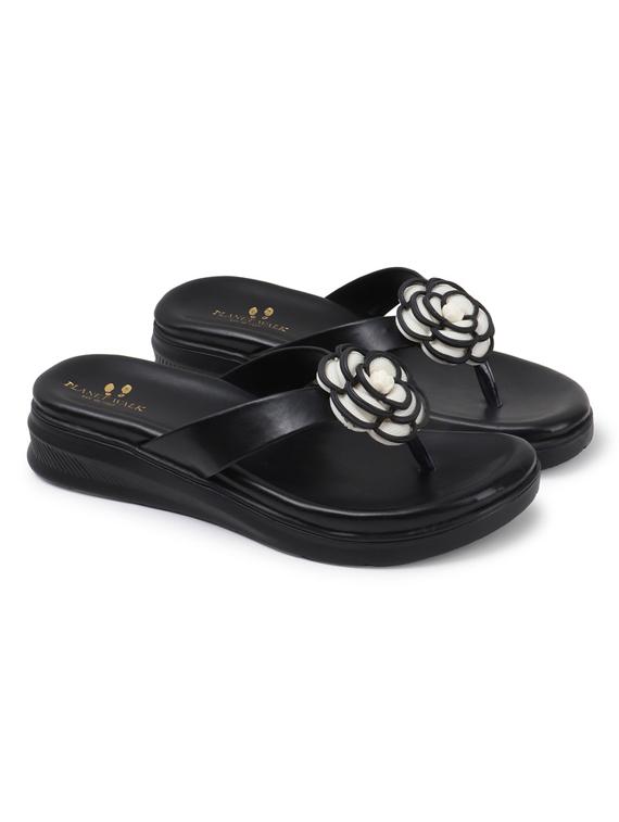 women black slip on ballerina - 21844837 - Standard Image - 1