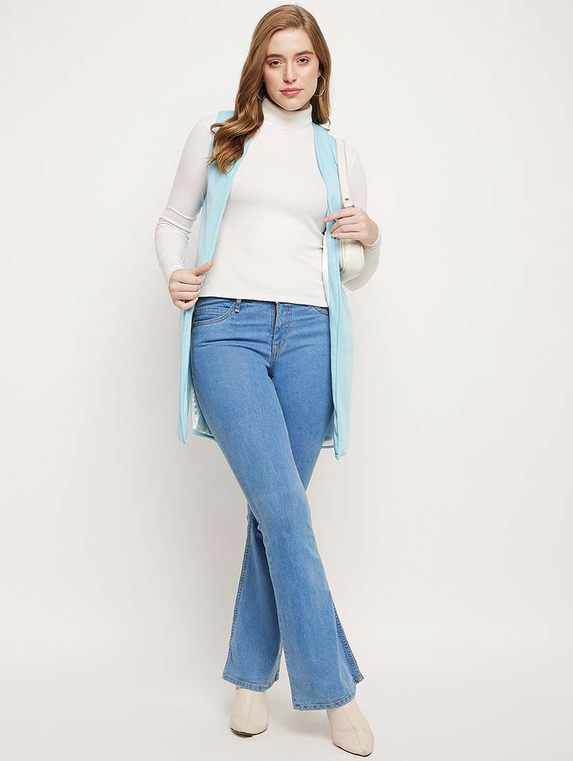women solid sleeveless regular shrug - 21844875 - Standard Image - 4