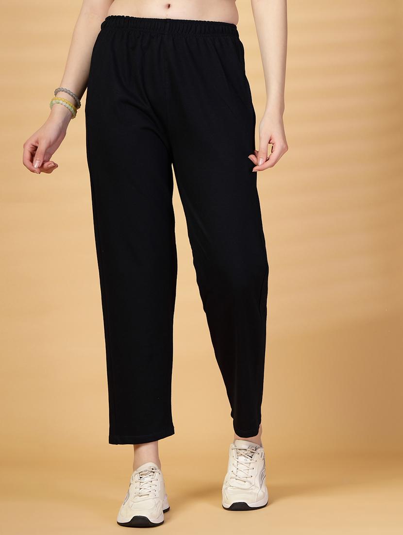 women solid mid rise regular track pant - 21844973 - Zoom Image - 0