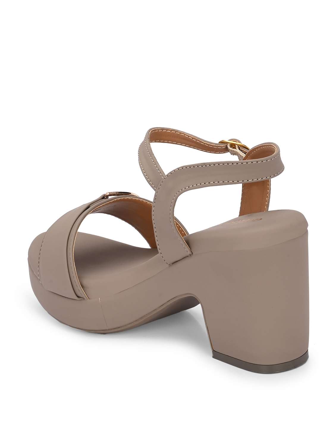 women grey ankle strap sandal - 21845513 -  Standard Image - 4