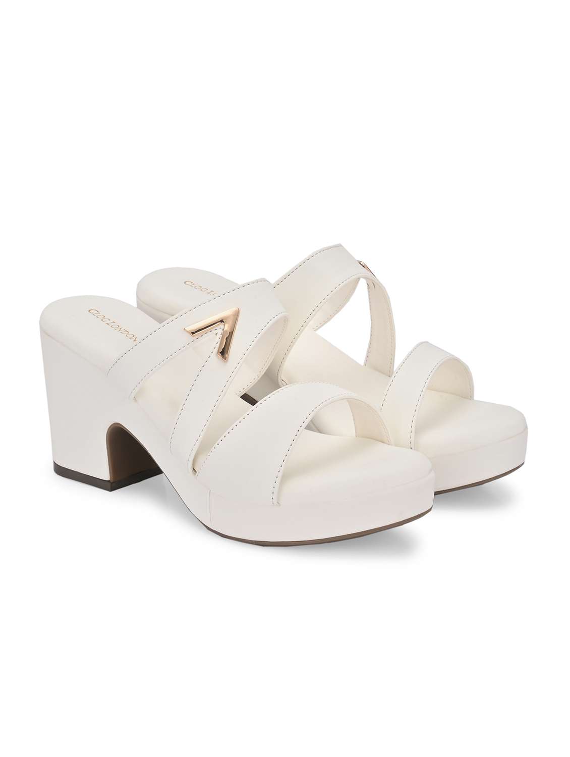 women white slip on sandal - 21845516 -  Standard Image - 1
