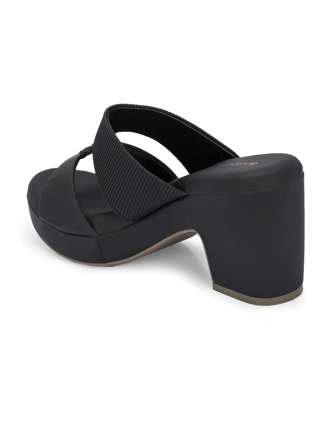 women black slip on sandal - 21845517 -  Standard Image - 4