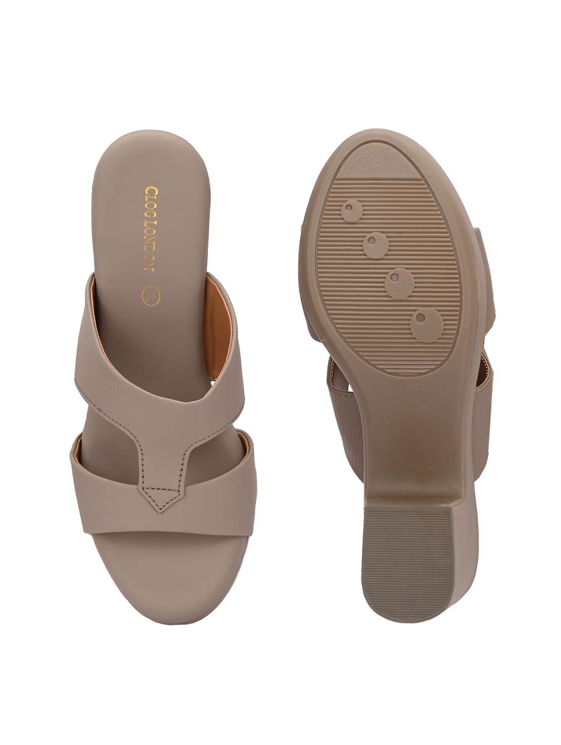 women grey slip on sandal - 21845518 -  Standard Image - 6