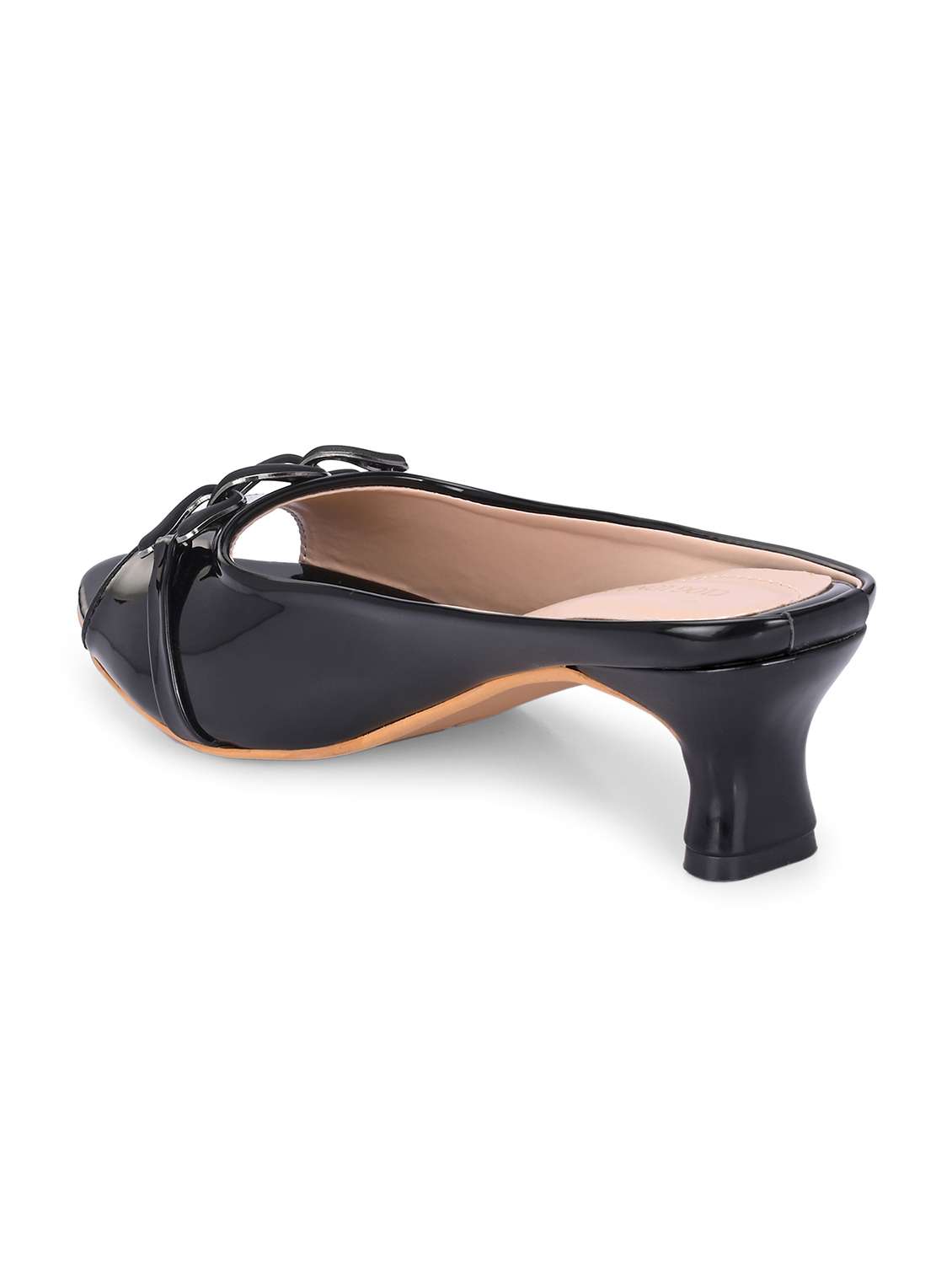 women black slip on sandal - 21845522 -  Standard Image - 4